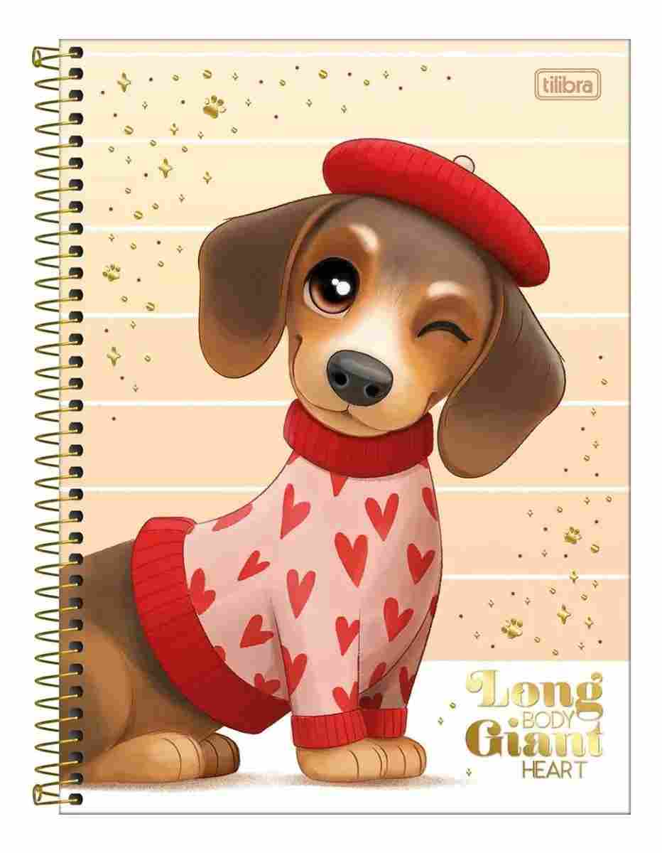 CADERNO 10X1 COLEGIAL BROWNIE